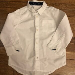 River Island Mini white dress shirt boys 9-12 months